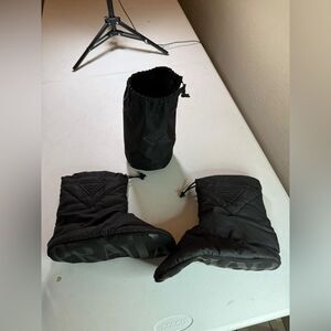 Prada Nylon Slipper Boots Black Size L Men